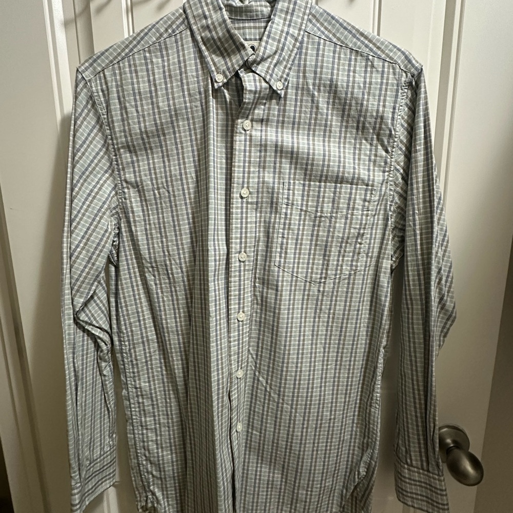 Duck Head Men's Mildren Poplin Shirt - Sable - Small - Open to offers
